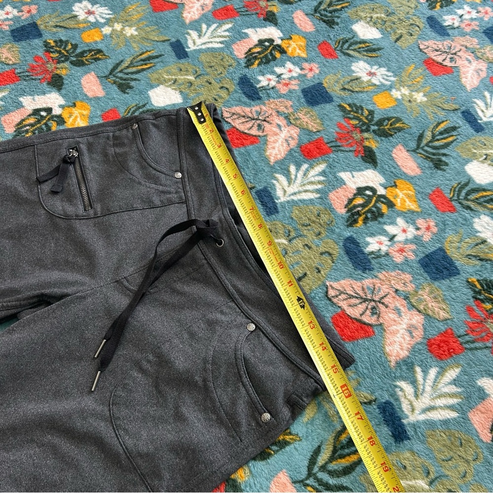 Athleta dark gray drawstring hiking Bermuda shorts - Picture 4 of 9